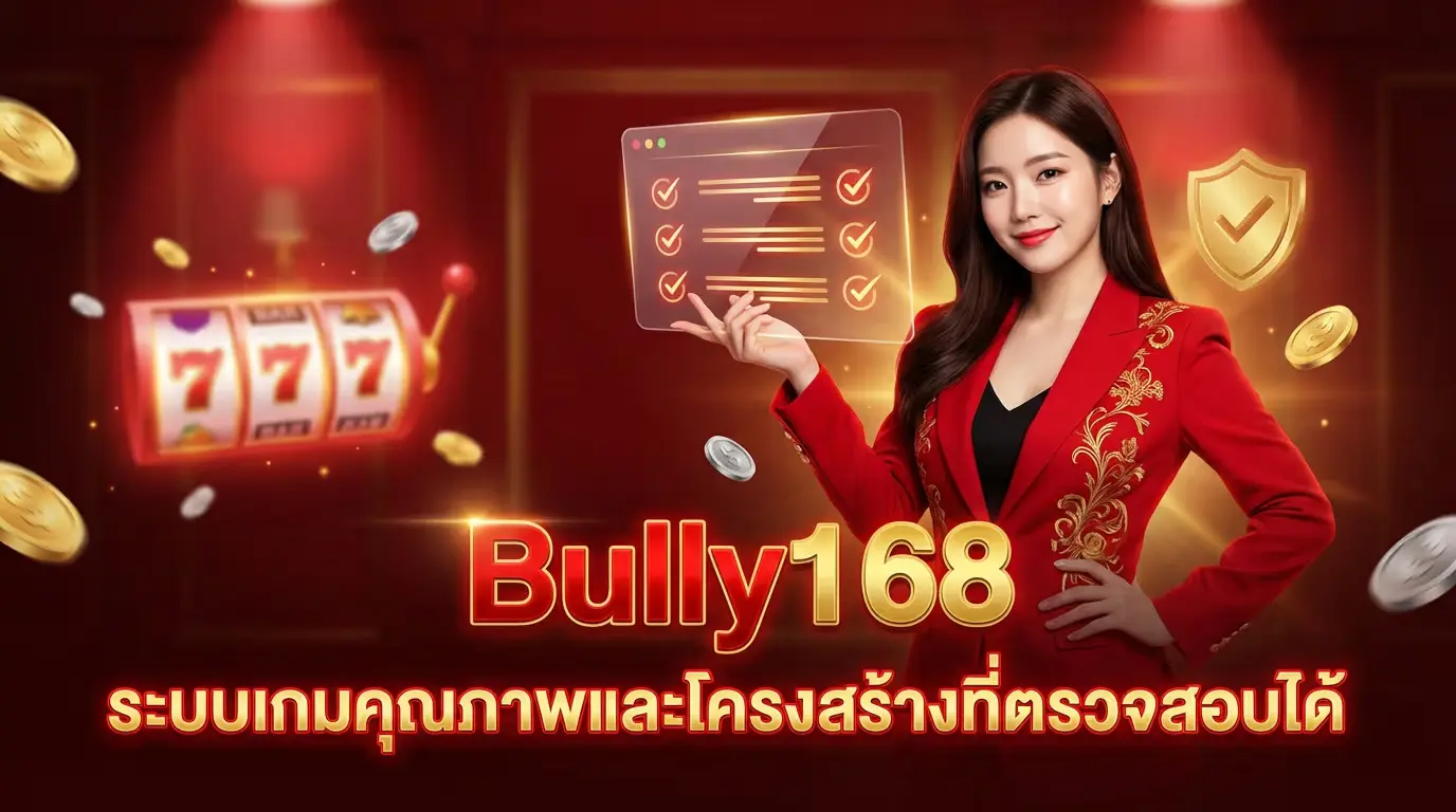 Bully168 ระบบเกมคุณภาพและโครงสร้างที่ตรวจสอบได้